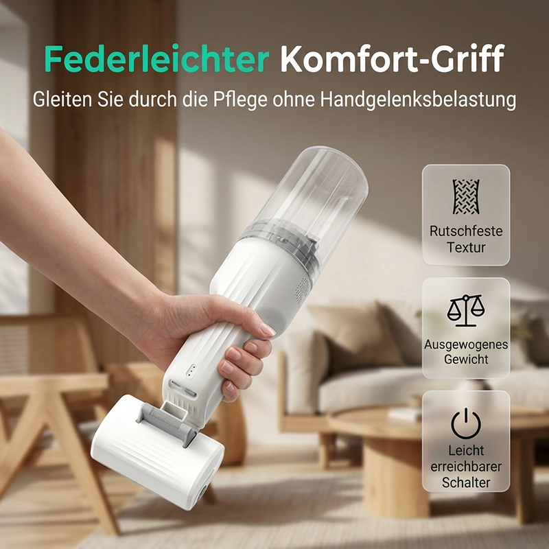 ⏳Zeitlich begrenztes Sonderangebot⏰Geräuscharmer Staubsauger zur Tierhaarentfernung
