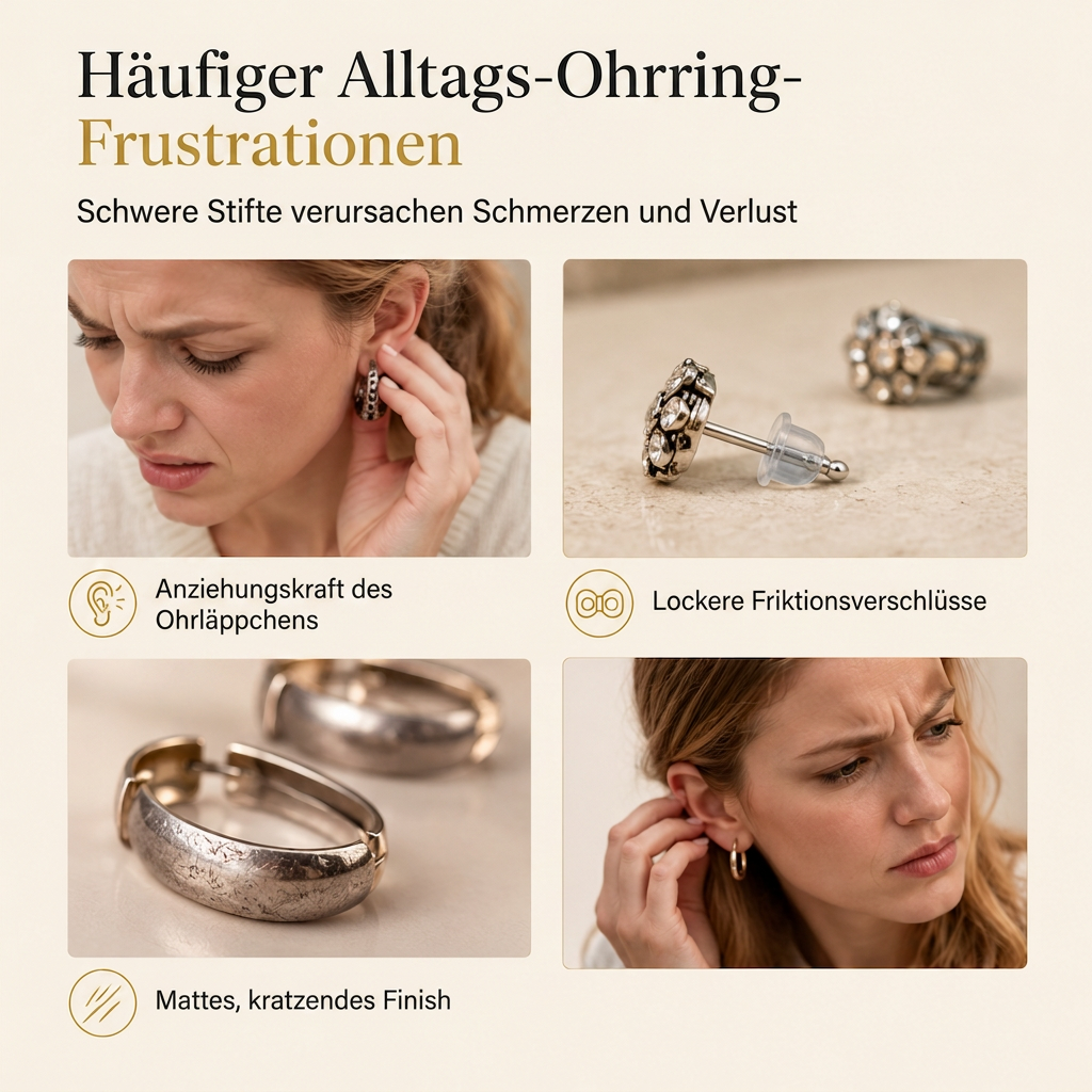 🔥50% RABATT!! 📢🐆 Vintage Leopardenmuster U-förmige Huggie Creolen – Verleihen Sie Alltagsoutfits einen kühnen Retro-Touch, leicht und bequem  ✨
