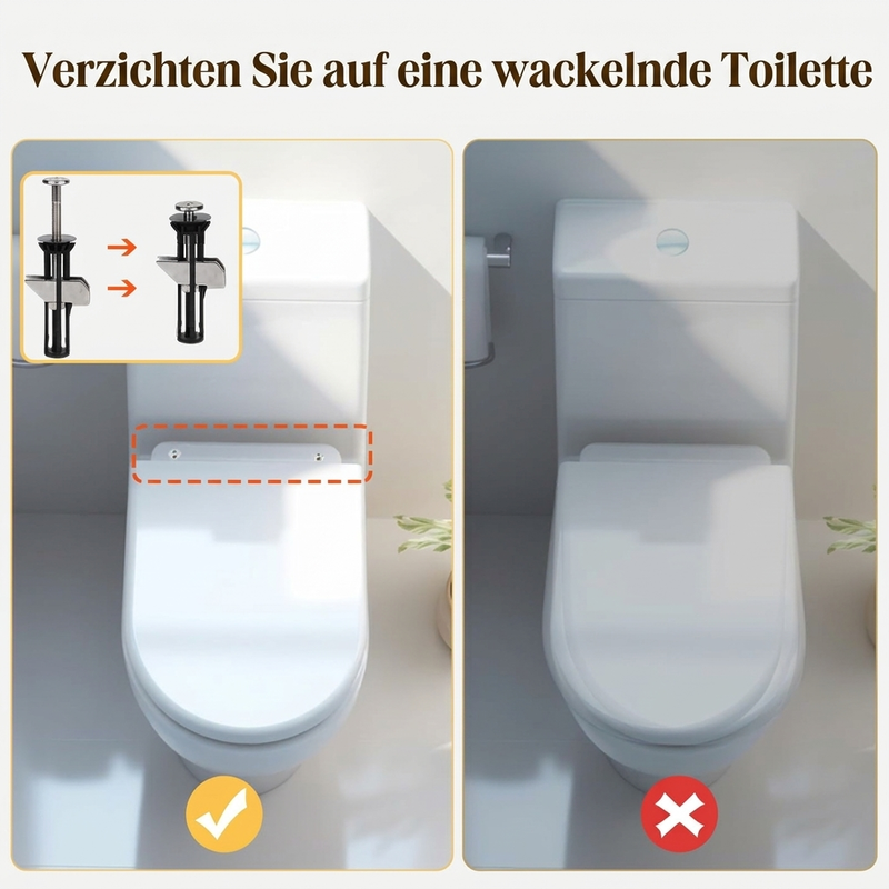 🚽 50 % RABATT! 🔧 Befestigungsschrauben für Toilettensitze – robust und sicherer Halt ✨
