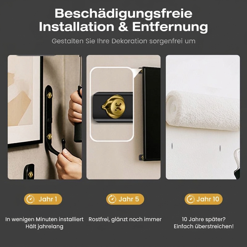 🏆 Letzter Tag Sonderpreis ！🏠Kaufe 2, erhalte 3 gratis🎁Bohranker Schrauben Bohren, Befestigen, Halten. Kein zusätzliches Werkzeug nötig🔩