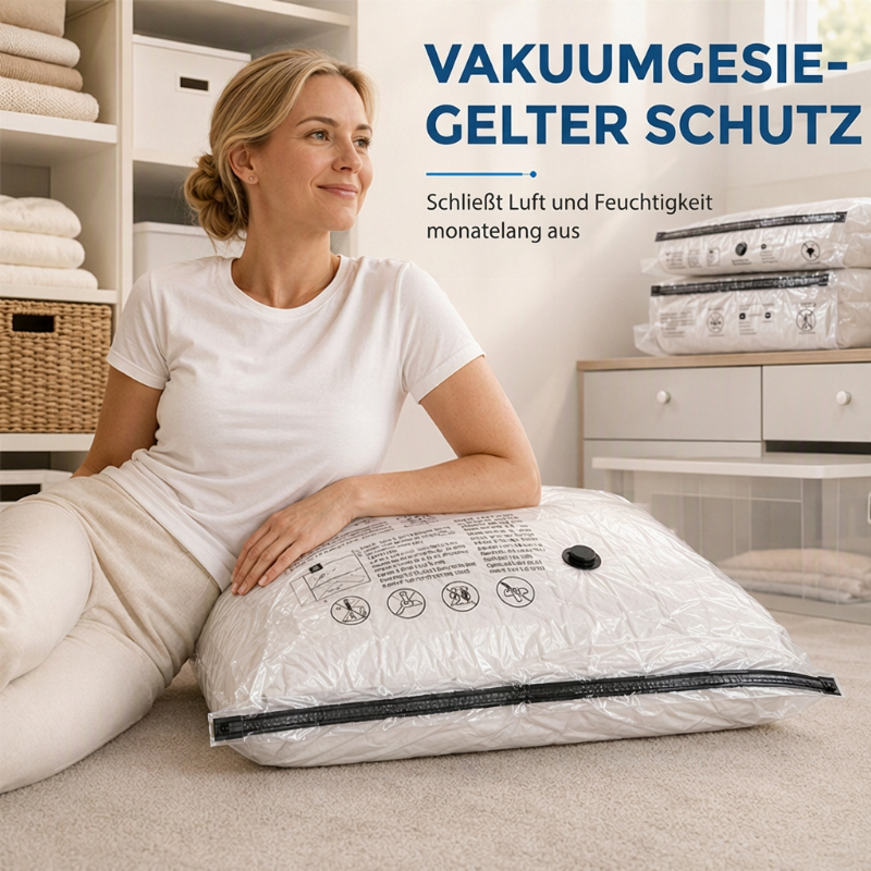 🧳 50% RABATT! 💨Platzsparende Vakuum-Aufbewahrungsbeutel
