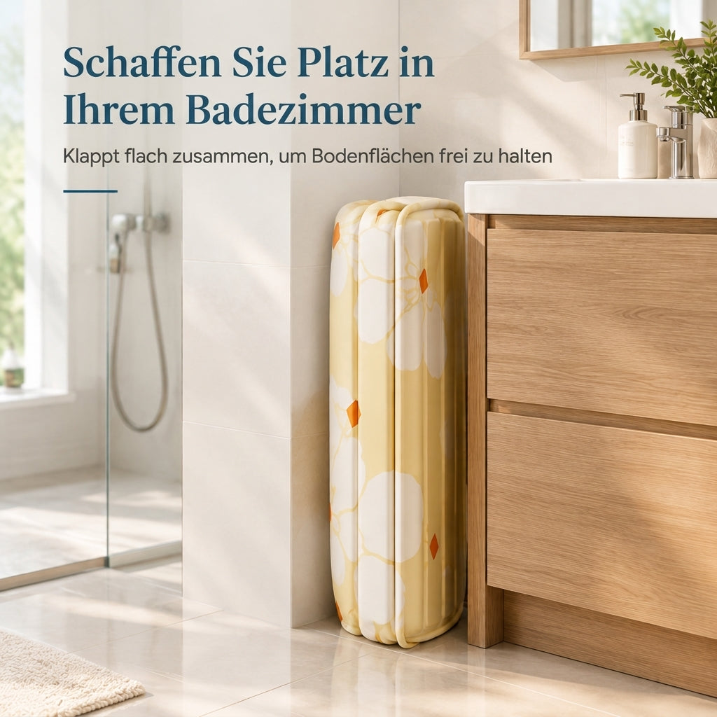 ✨ 50% RABATT! 🛁 Faltbare Badewanne für Erwachsene – groß, wärmeisolierend & mit Kissen & Ablaufschlauch