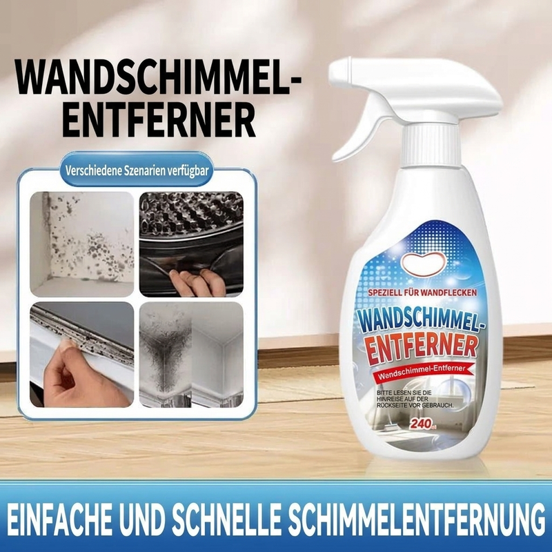 🔥50% RABATT!! & KAUFEN SIE MEHR, SPAREN SIE MEHR!!📢🧼 Schimmelreinigungsspray für Wandfliesen – Ein schnelles Spray zur Bekämpfung von schwarzen Schimmelflecken in Badezimmern & Küchen ✨