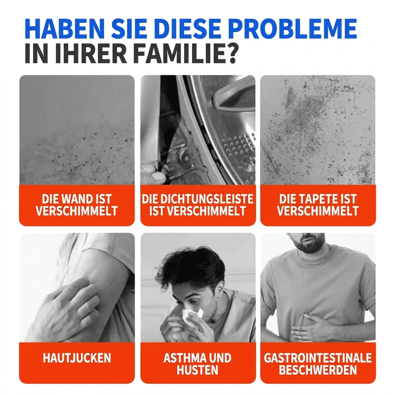 🔥50% RABATT!! & KAUFEN SIE MEHR, SPAREN SIE MEHR!!📢🧼 Schimmelreinigungsspray für Wandfliesen – Ein schnelles Spray zur Bekämpfung von schwarzen Schimmelflecken in Badezimmern & Küchen ✨