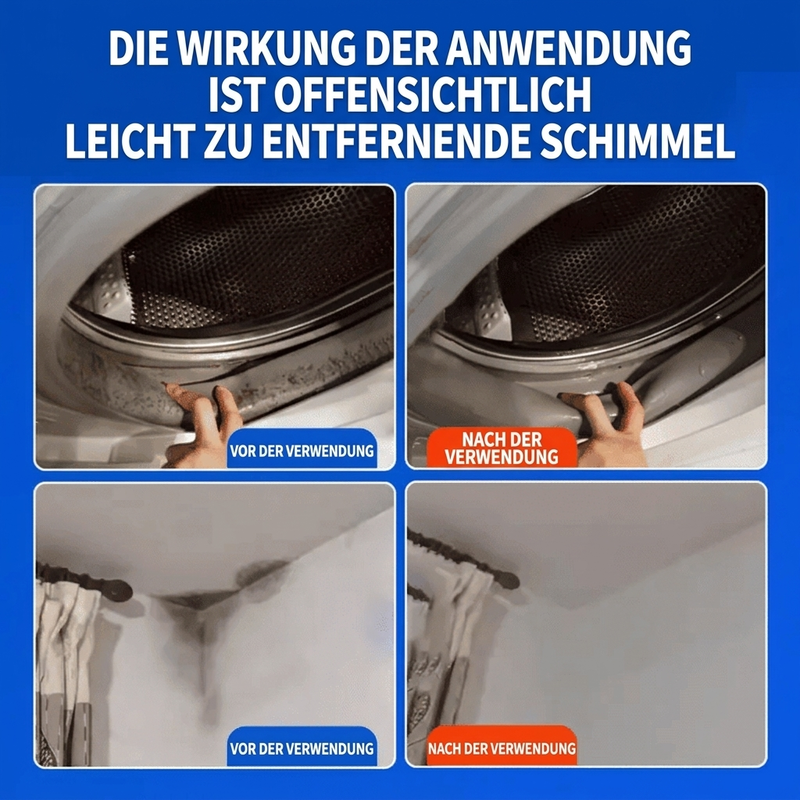 🔥50% RABATT!! & KAUFEN SIE MEHR, SPAREN SIE MEHR!!📢🧼 Schimmelreinigungsspray für Wandfliesen – Ein schnelles Spray zur Bekämpfung von schwarzen Schimmelflecken in Badezimmern & Küchen ✨