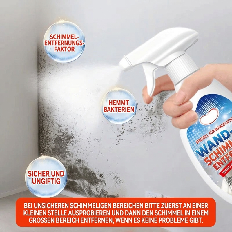 🔥50% RABATT!! & KAUFEN SIE MEHR, SPAREN SIE MEHR!!📢🧼 Schimmelreinigungsspray für Wandfliesen – Ein schnelles Spray zur Bekämpfung von schwarzen Schimmelflecken in Badezimmern & Küchen ✨