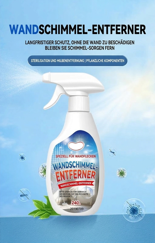 🔥50% RABATT!! & KAUFEN SIE MEHR, SPAREN SIE MEHR!!📢🧼 Schimmelreinigungsspray für Wandfliesen – Ein schnelles Spray zur Bekämpfung von schwarzen Schimmelflecken in Badezimmern & Küchen ✨