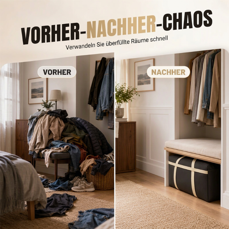 📦✨ Große Aufbewahrungstasche für Kleidung & Bettwäsche – Wasserdicht & mit Doppelreißverschluss | Premium Qualität
