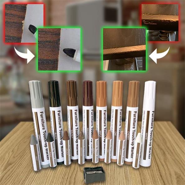 🌸Herbstschlussverkauf🌸Zeitlich begrenzt 50% RABATT💕Je mehr Sie kaufen, desto höher ist der Rabatt💕Reparaturmarker-Set für Holzmöbel