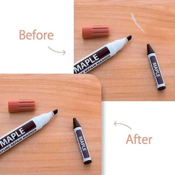 🌸Herbstschlussverkauf🌸Zeitlich begrenzt 50% RABATT💕Je mehr Sie kaufen, desto höher ist der Rabatt💕Reparaturmarker-Set für Holzmöbel