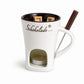 🥳2026 HEISSER DEAL🥳💞50K+ VERKAUFT! 🍫🕯️ 50% RABATT! Keramik Schoko-Fonduetasse – Teelicht-Warmhaltung, inkl. Fonduegabel. Perfekt für Dates & Weihnachten! 🎄💚