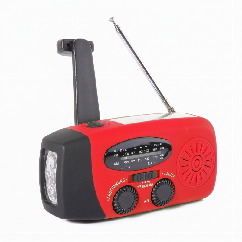 🏕️ 📻 Careluxpro Multifunktionales Tragbares Solar-Notfallradio – Powerbank, Handkurbel & Katastrophenvorsorge