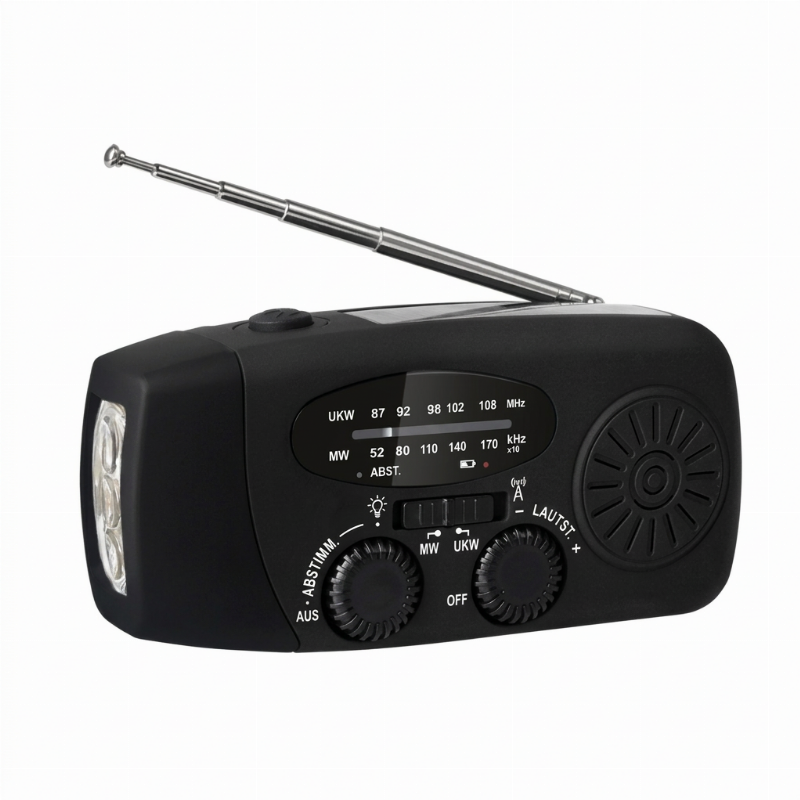 🏕️ 📻 Careluxpro Multifunktionales Tragbares Solar-Notfallradio – Powerbank, Handkurbel & Katastrophenvorsorge