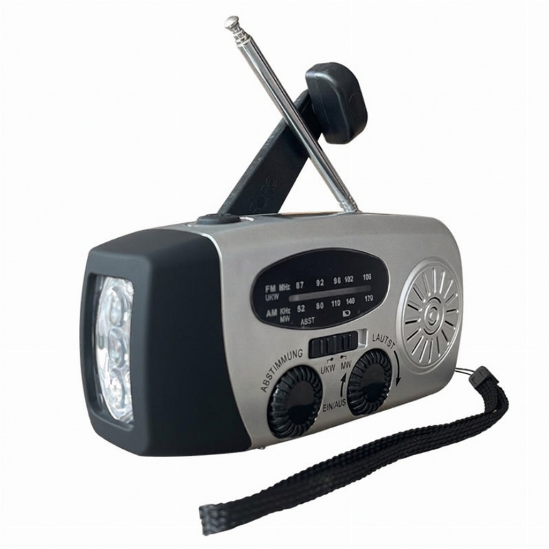 🏕️ 📻 Careluxpro Multifunktionales Tragbares Solar-Notfallradio – Powerbank, Handkurbel & Katastrophenvorsorge