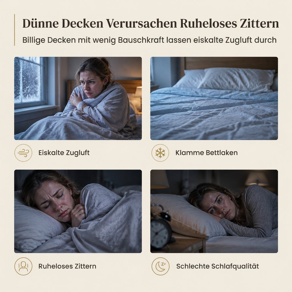 ❄️ NUR FÜR KURZE ZEIT 50% RABATT! 🧸 Milk Velvet Sherpa Winterbettdecke – Zweiseitig Plüsch, Wärmeisolierend, Füllung Verrutscht Nicht ✨