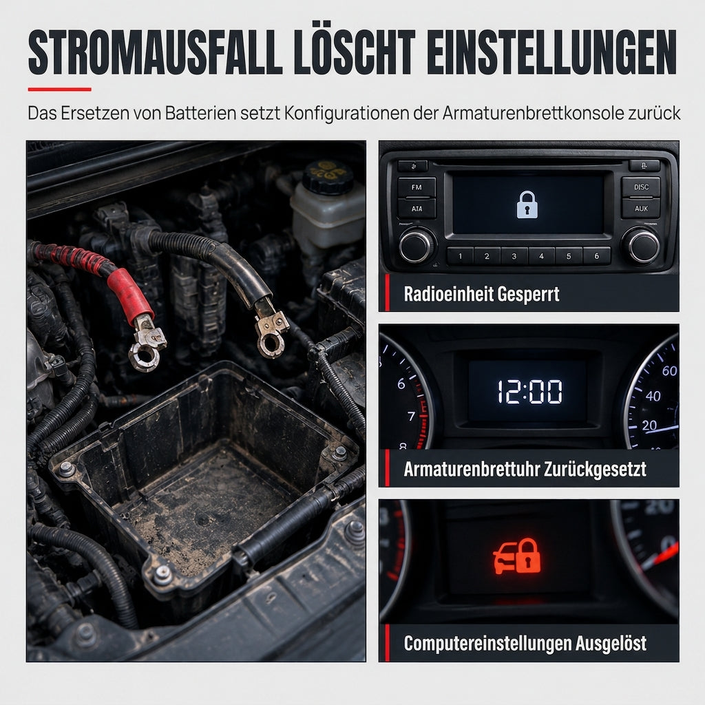 🔋 OBD II 12V-Speichererhaltungsgerät für Kfz | Spannungsanzeige