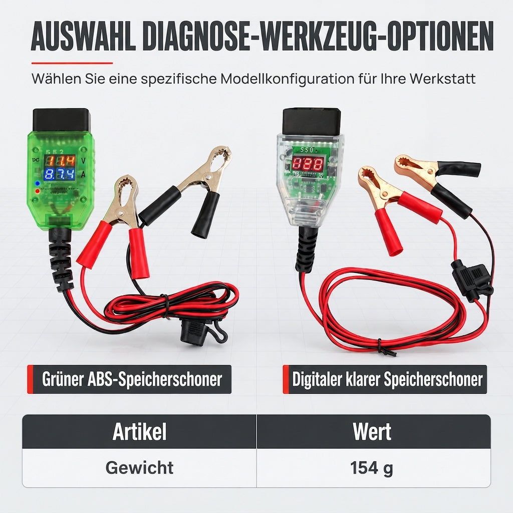 🔋 OBD II 12V-Speichererhaltungsgerät für Kfz | Spannungsanzeige