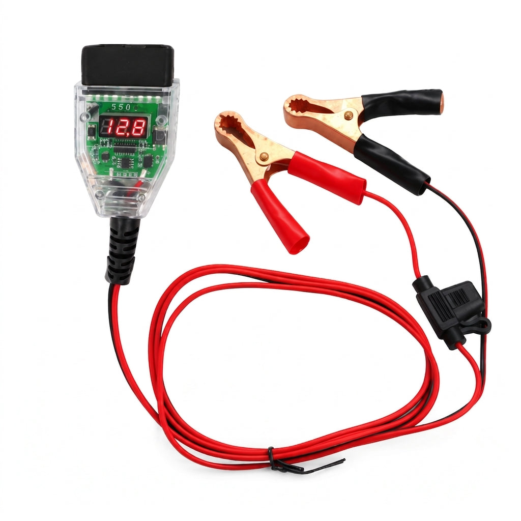 🔋 OBD II 12V-Speichererhaltungsgerät für Kfz | Spannungsanzeige