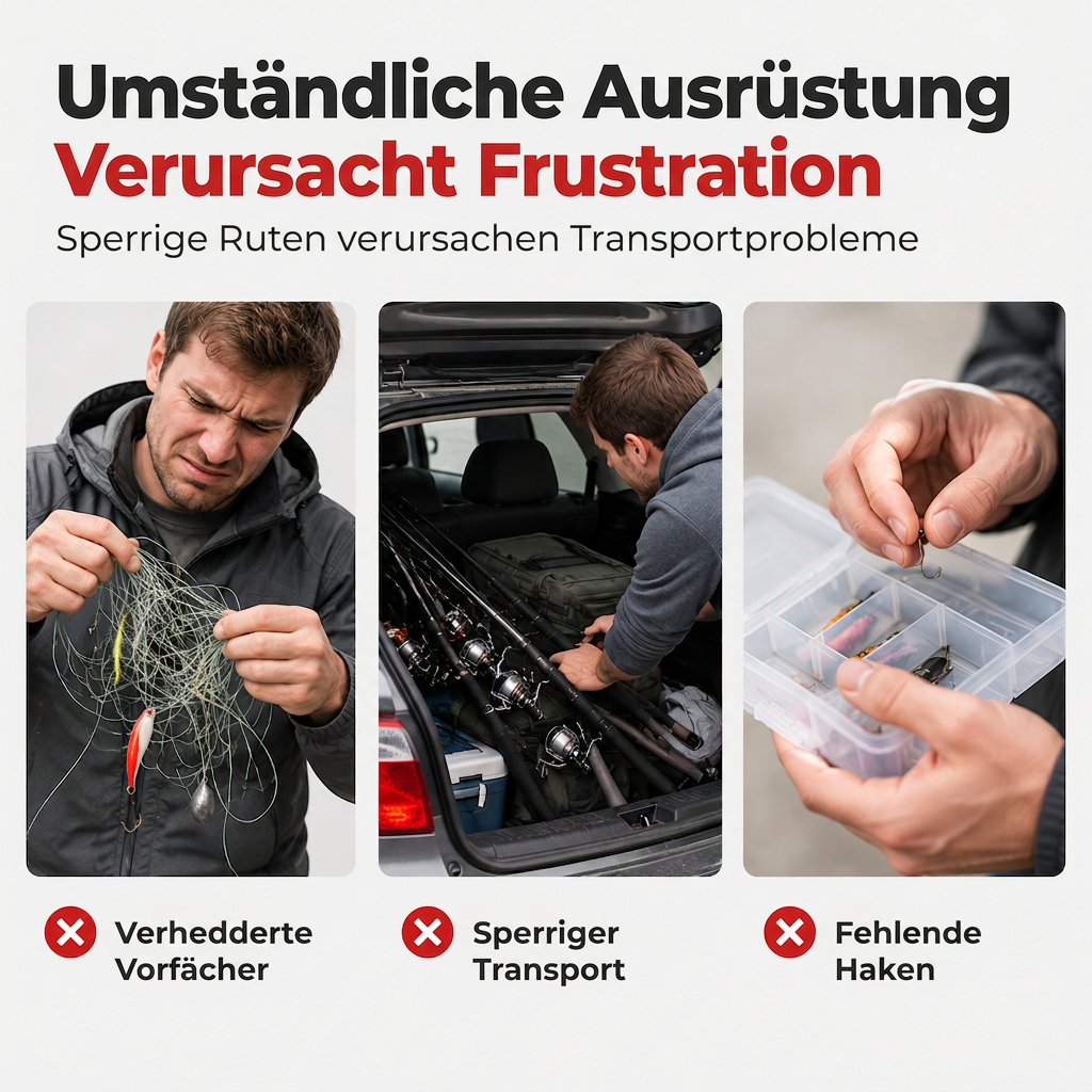 🎣 Begrenzte Zeit 50% Rabatt 🌙 4-teiliges Glasfaser-Meerangelrute zum Weitwurf von Ködern