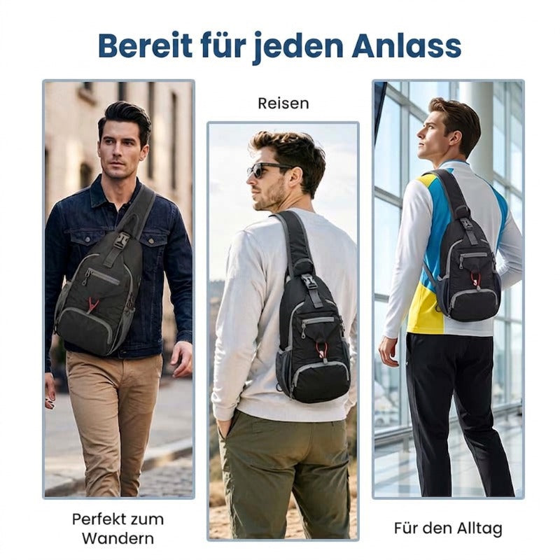 🎒 LIMITED-TIME 50% RABATT! ⚡ Herren Umhängetasche – Oxford-Stoff, Mehrere Fächer, Ergonomisch ✨