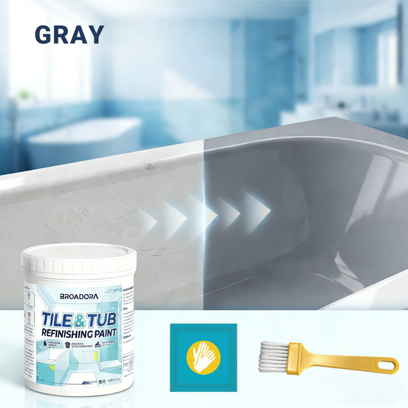 📢📢Kaufe 1，erhalte 1 gratis !!⏰Alte Fliesen? Vergilbtes Waschbecken? – Weiße Fliesen-Renovierungsfarbe – wasserdicht & fleckenblockierend – DIY-Beschichtung für Fliesen, Waschbecken & Toiletten – einfach streichen & wie neu ✨